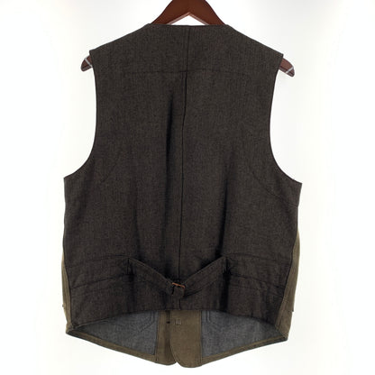 【中古品】【メンズ】 BONCOURA ボンクラ WORK GILET ワークジレ ライトアウター ベスト 140-260720-ko-14-tei サイズ：36 カラー：ベージュ 万代Net店
