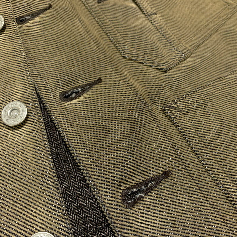 【中古品】【メンズ】 BONCOURA ボンクラ WORK GILET ワークジレ ライトアウター ベスト 140-260720-ko-14-tei サイズ：36 カラー：ベージュ 万代Net店