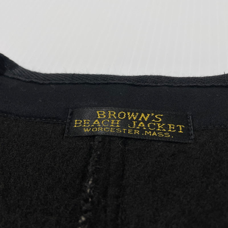 【中古品】【メンズ】 BROWN'S BEACH JACKET ブラウンズ ビーチ ジャケット ORIGINAL REGULAR NECK EARLY VEST LOT.324 オリジナル レギュラー ネック アーリーベスト トップス 145-260706-sa-02-tei サイズ：38 カラー：グレー 万代Net店