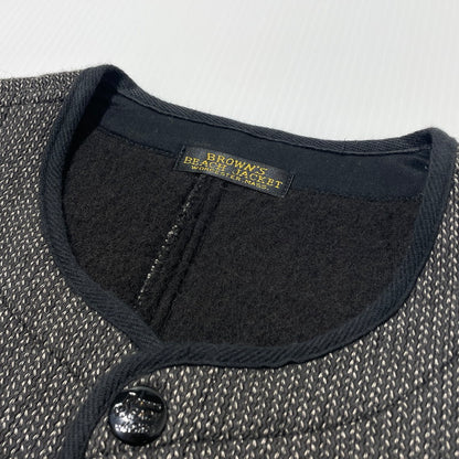 【中古品】【メンズ】 BROWN'S BEACH JACKET ブラウンズ ビーチ ジャケット ORIGINAL REGULAR NECK EARLY VEST LOT.324 オリジナル レギュラー ネック アーリーベスト トップス 145-260706-sa-02-tei サイズ：38 カラー：グレー 万代Net店