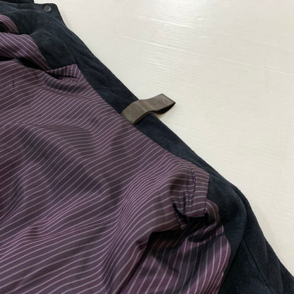 【中古品】【メンズ】 RUFFO ルッフォ × BEAMS ビームス 別注 コラボ JAMES SUEDE SINGLE RIDER JACKET 24-18-0344-695 スエード シングル ライダース ジャケット アウター 141-260707-yo-14-tei サイズ：48 カラー：ブラック 万代Net店