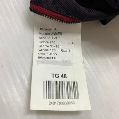 【中古品】【メンズ】 RUFFO ルッフォ × BEAMS ビームス 別注 コラボ JAMES SUEDE SINGLE RIDER JACKET 24-18-0344-695 スエード シングル ライダース ジャケット アウター 141-260707-yo-14-tei サイズ：48 カラー：ブラック 万代Net店