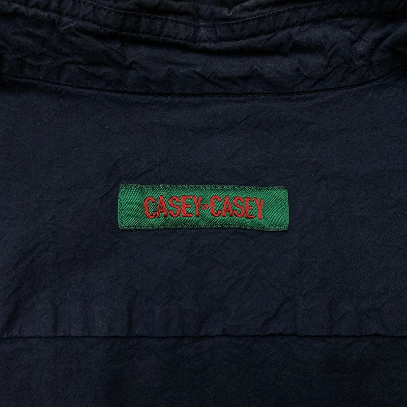 【中古品】【メンズ】 CASEY CASEY ケイシーケイシー 20AW BIG RACCOURCIE SHIRT 15HC177 ビッグ ラクルシ シャツ 長袖 トップス 141-260707-yo-13-tei サイズ：M カラー：ネイビー 万代Net店