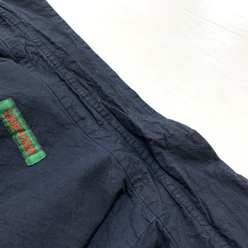 【中古品】【メンズ】 CASEY CASEY ケイシーケイシー 20AW BIG RACCOURCIE SHIRT 15HC177 ビッグ ラクルシ シャツ 長袖 トップス 141-260707-yo-13-tei サイズ：M カラー：ネイビー 万代Net店