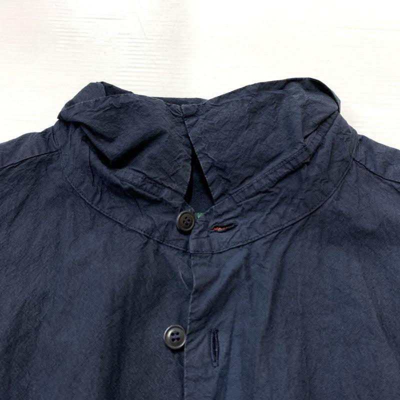 【中古品】【メンズ】 CASEY CASEY ケイシーケイシー 20AW BIG RACCOURCIE SHIRT 15HC177 ビッグ ラクルシ シャツ 長袖 トップス 141-260707-yo-13-tei サイズ：M カラー：ネイビー 万代Net店