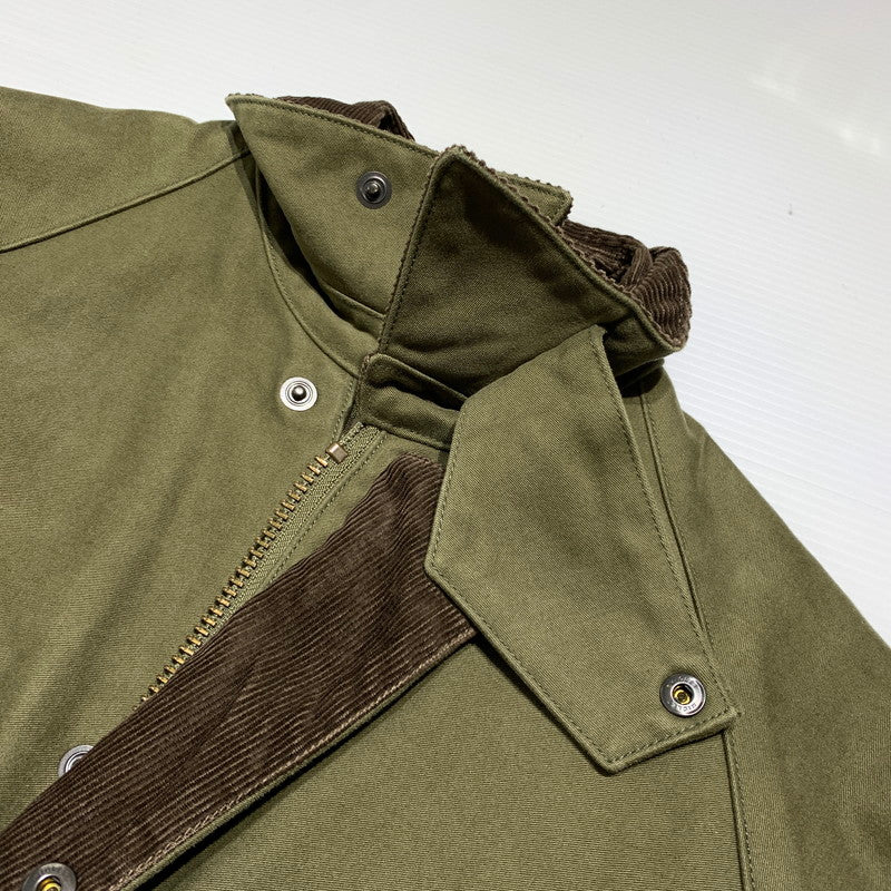 【中古品】【メンズ】 FOB FACTORY エフオービーファクトリー MOLESKIN RIDING JKT F2361 モールスキン ライディングジャケット アウター 145-260707-yo-16-tei サイズ：M カラー：オリーブ 万代Net店