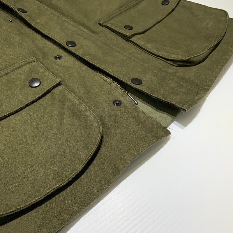 【中古品】【メンズ】 FOB FACTORY エフオービーファクトリー MOLESKIN RIDING JKT F2361 モールスキン ライディングジャケット アウター 145-260707-yo-16-tei サイズ：M カラー：オリーブ 万代Net店