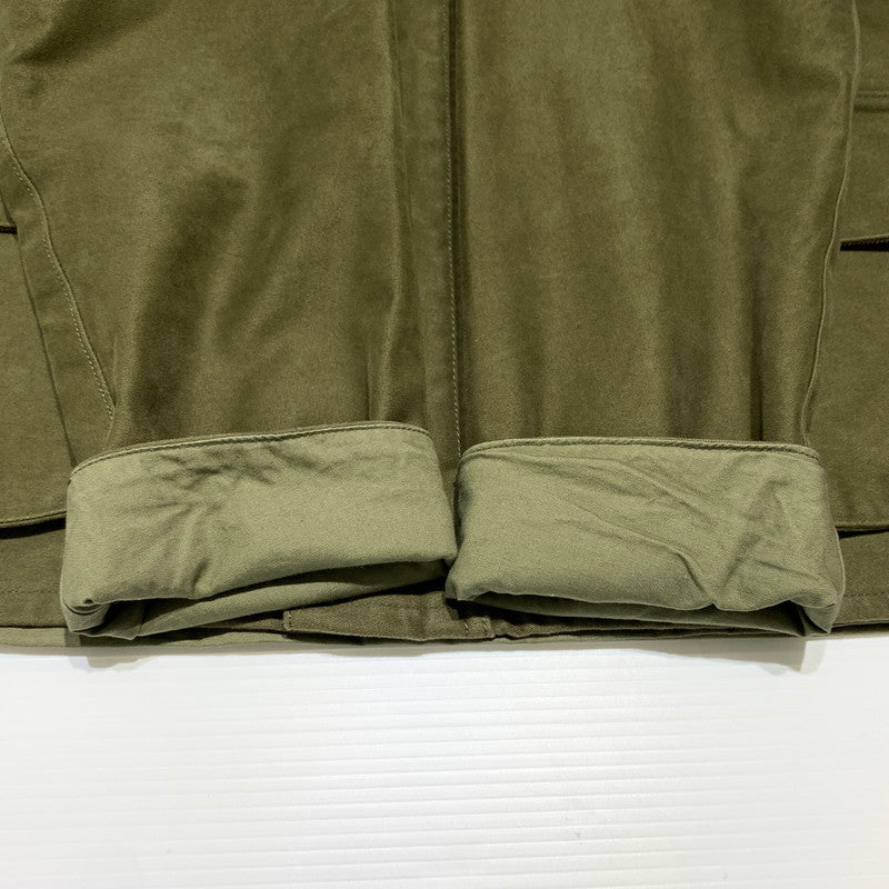 【中古品】【メンズ】 FOB FACTORY エフオービーファクトリー MOLESKIN RIDING JKT F2361 モールスキン ライディングジャケット アウター 145-260707-yo-16-tei サイズ：M カラー：オリーブ 万代Net店