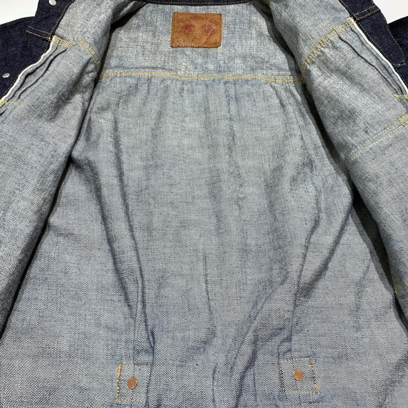 【中古品】【メンズ】 FULL COUNT フルカウント 2107 TYPE 1 DENIM JACKET B226032 タイプ1 デニムジャケット ライトアウター 145-260707-yo-17-tei サイズ：38 カラー：インディゴ 万代Net店