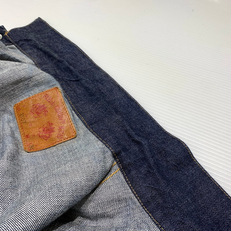 【中古品】【メンズ】 FULL COUNT フルカウント 2107 TYPE 1 DENIM JACKET B226032 タイプ1 デニムジャケット ライトアウター 145-260707-yo-17-tei サイズ：38 カラー：インディゴ 万代Net店