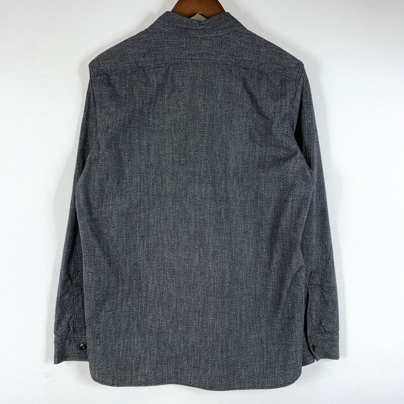 【中古品】【メンズ】 FREEWHEELERS フリーホイーラーズ NEAL SHIRT VINTAGE STYLE GRAINED CHAMBRAY FRW-2513103 ニールシャツ ヴィンテージ スタイル グレインド シャンブレー 長袖 トップス 145-260707-yo-11-tei サイズ：15 カラー：ブラック 万代Net店