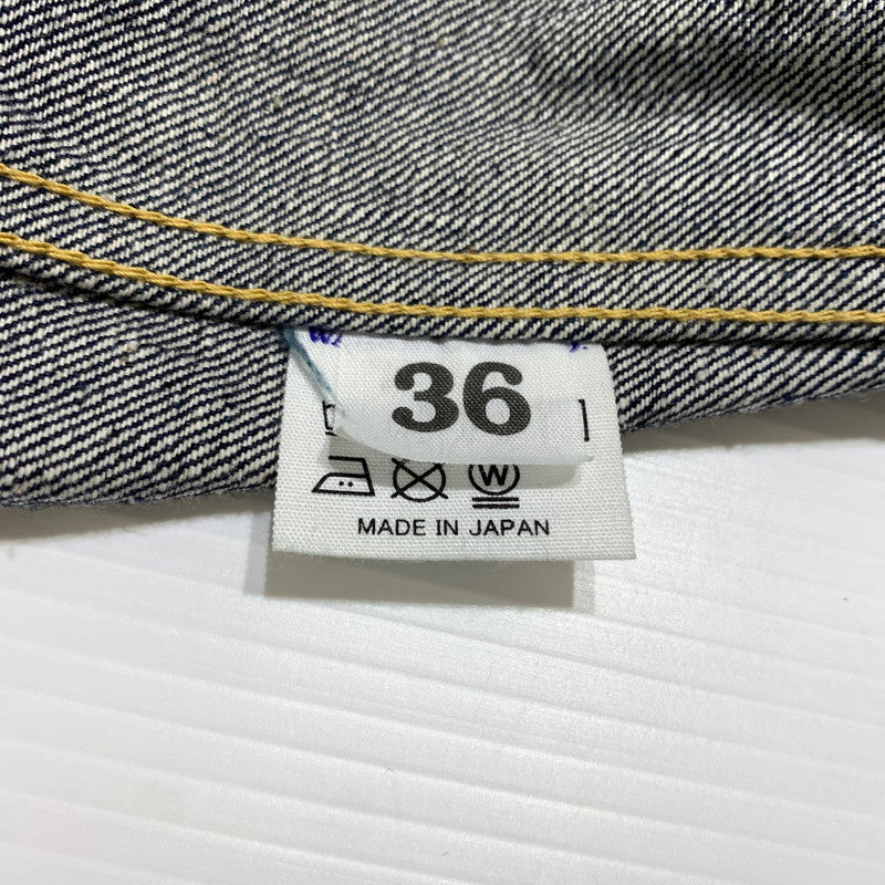 【中古品】【メンズ】 WAREHOUSE ウエアハウス DEAD STOCK BLUE TYPE 1ST DENIM JACKET LOT.2000XX デッドストック ブルー タイプ1 デニムジャケット 145-260707-yo-18-tei サイズ：36 カラー：インディゴ 万代Net店
