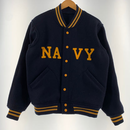 【中古品】【メンズ】 WAREHOUSE ウエアハウス 1950s NAVY VARSITY JACKET LOT.2240 ネイビー バーシティー ジャケット アウター 145-260707-yo-23-tei サイズ：38 カラー：ネイビー 万代Net店