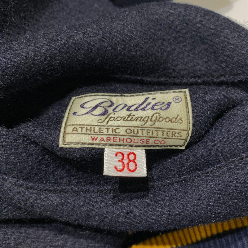 【中古品】【メンズ】 WAREHOUSE ウエアハウス 1950s NAVY VARSITY JACKET LOT.2240 ネイビー バーシティー ジャケット アウター 145-260707-yo-23-tei サイズ：38 カラー：ネイビー 万代Net店