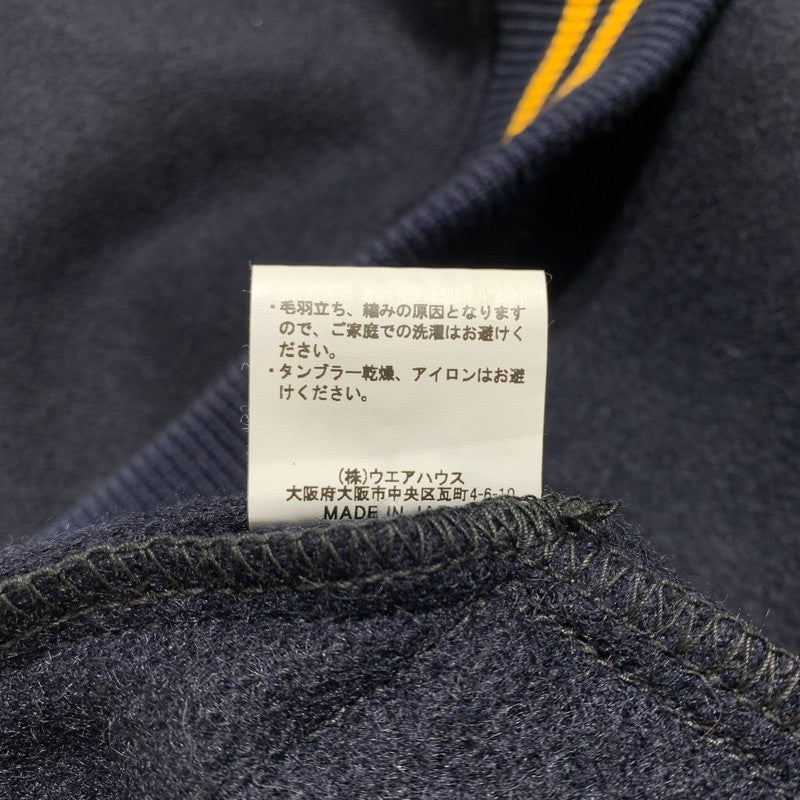 【中古品】【メンズ】 WAREHOUSE ウエアハウス 1950s NAVY VARSITY JACKET LOT.2240 ネイビー バーシティー ジャケット アウター 145-260707-yo-23-tei サイズ：38 カラー：ネイビー 万代Net店