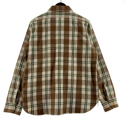 【中古品】【メンズ】 WAREHOUSE ウエアハウス FLANNEL SHIRT LOT.3104 フランネルシャツ トップス ネルシャツ ワークシャツ 145-260705-ko-03-tei サイズ：M カラー：チェック 万代Net店