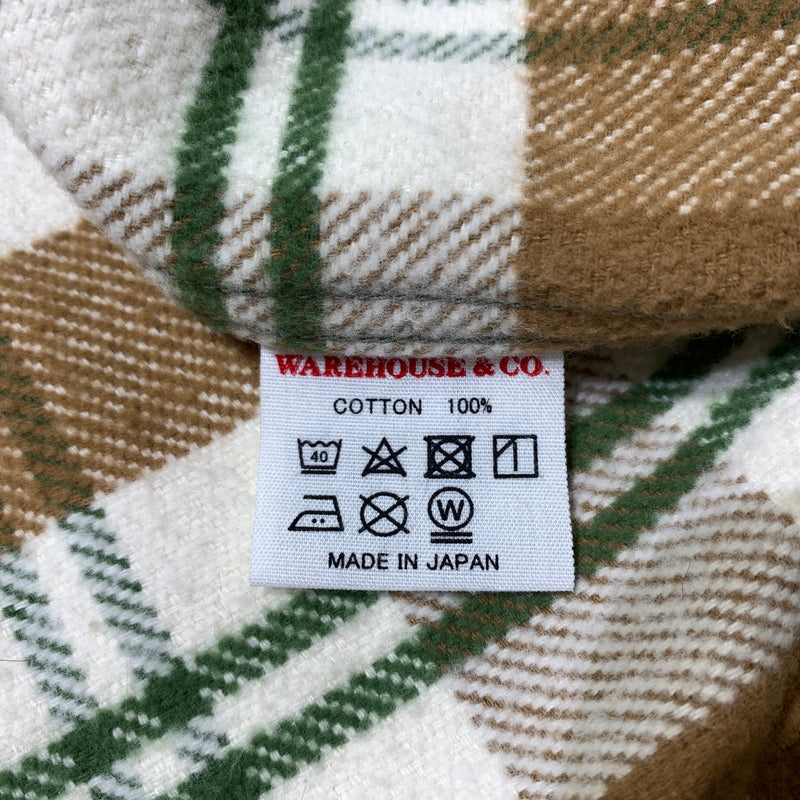 【中古品】【メンズ】 WAREHOUSE ウエアハウス FLANNEL SHIRT LOT.3104 フランネルシャツ トップス ネルシャツ ワークシャツ 145-260705-ko-03-tei サイズ：M カラー：チェック 万代Net店