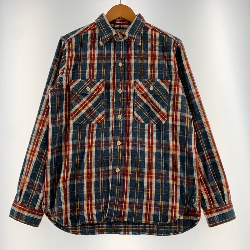 【中古品】【メンズ】 WAREHOUSE ウエアハウス FLANNEL SHIRT LOT.3104 フランネルシャツ トップス ネルシャツ ワークシャツ 145-260705-ko-02-tei サイズ：M カラー：チェック 万代Net店