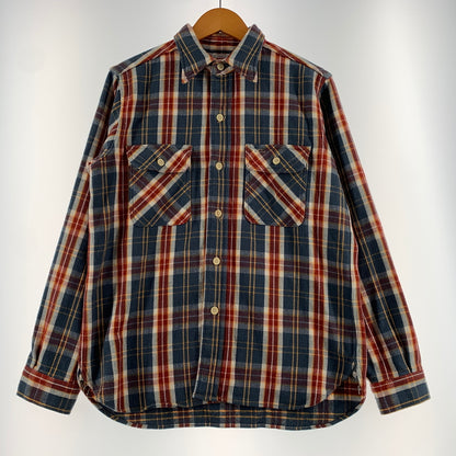 【中古品】【メンズ】 WAREHOUSE ウエアハウス FLANNEL SHIRT LOT.3104 フランネルシャツ トップス ネルシャツ ワークシャツ 145-260705-ko-02-tei サイズ：M カラー：チェック 万代Net店