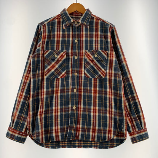 【中古品】【メンズ】 WAREHOUSE ウエアハウス FLANNEL SHIRT LOT.3104 フランネルシャツ トップス ネルシャツ ワークシャツ 145-260705-ko-02-tei サイズ：M カラー：チェック 万代Net店