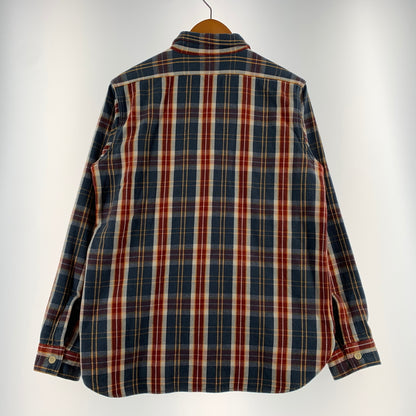 【中古品】【メンズ】 WAREHOUSE ウエアハウス FLANNEL SHIRT LOT.3104 フランネルシャツ トップス ネルシャツ ワークシャツ 145-260705-ko-02-tei サイズ：M カラー：チェック 万代Net店