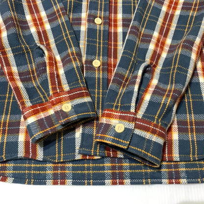 【中古品】【メンズ】 WAREHOUSE ウエアハウス FLANNEL SHIRT LOT.3104 フランネルシャツ トップス ネルシャツ ワークシャツ 145-260705-ko-02-tei サイズ：M カラー：チェック 万代Net店