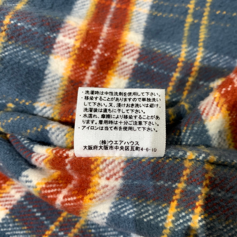 【中古品】【メンズ】 WAREHOUSE ウエアハウス FLANNEL SHIRT LOT.3104 フランネルシャツ トップス ネルシャツ ワークシャツ 145-260705-ko-02-tei サイズ：M カラー：チェック 万代Net店