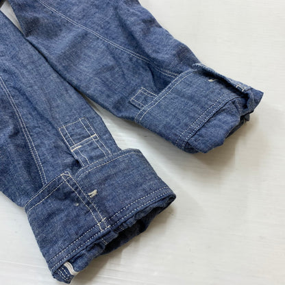 【中古品】【メンズ】 FREEWHEELERS フリーホイーラーズ NEAL SHIRT VINTAGE STYLE INDIGO CHAMBRAY FRW-2513101 ニールシャツ ヴィンテージ スタイル インディゴ シャンブレー 長袖 トップス 145-260707-yo-12-tei サイズ：15 カラー：インディゴ 万代Net店