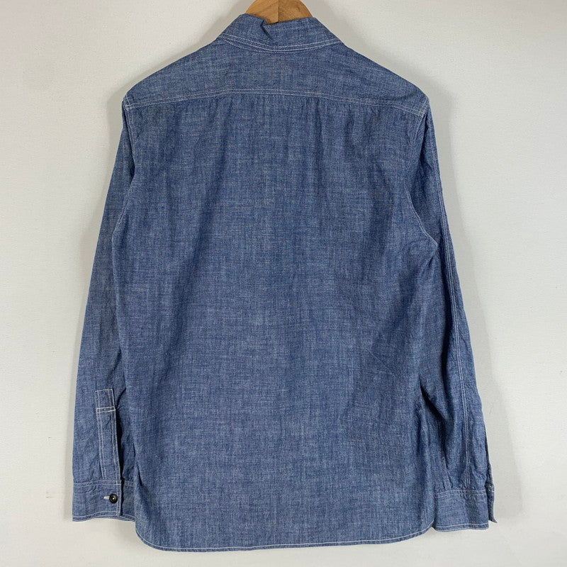 【中古品】【メンズ】 FREEWHEELERS フリーホイーラーズ NEAL SHIRT VINTAGE STYLE INDIGO CHAMBRAY FRW-2513101 ニールシャツ ヴィンテージ スタイル インディゴ シャンブレー 長袖 トップス 145-260707-yo-12-tei サイズ：15 カラー：インディゴ 万代Net店