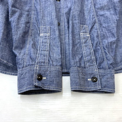 【中古品】【メンズ】 FREEWHEELERS フリーホイーラーズ NEAL SHIRT VINTAGE STYLE INDIGO CHAMBRAY FRW-2513101 ニールシャツ ヴィンテージ スタイル インディゴ シャンブレー 長袖 トップス 145-260707-yo-12-tei サイズ：15 カラー：インディゴ 万代Net店