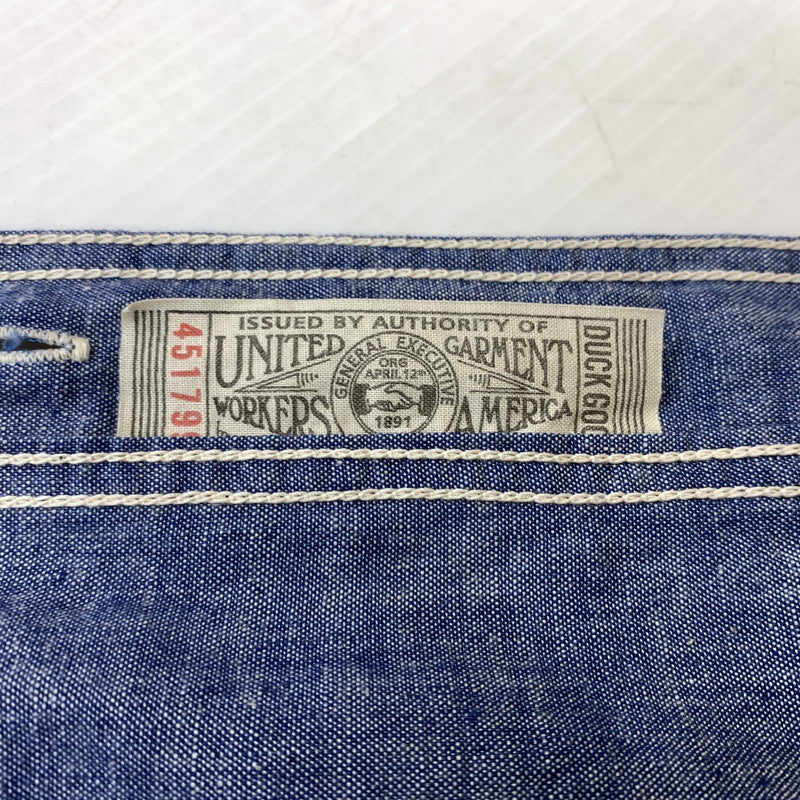 【中古品】【メンズ】 FREEWHEELERS フリーホイーラーズ NEAL SHIRT VINTAGE STYLE INDIGO CHAMBRAY FRW-2513101 ニールシャツ ヴィンテージ スタイル インディゴ シャンブレー 長袖 トップス 145-260707-yo-12-tei サイズ：15 カラー：インディゴ 万代Net店