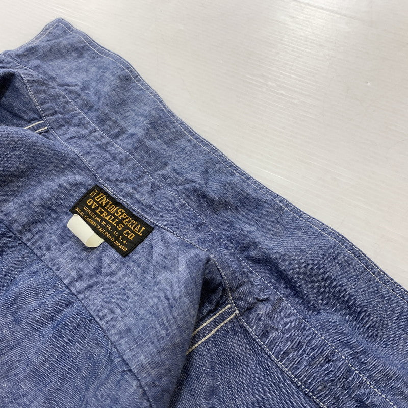 【中古品】【メンズ】 FREEWHEELERS フリーホイーラーズ NEAL SHIRT VINTAGE STYLE INDIGO CHAMBRAY FRW-2513101 ニールシャツ ヴィンテージ スタイル インディゴ シャンブレー 長袖 トップス 145-260707-yo-12-tei サイズ：15 カラー：インディゴ 万代Net店