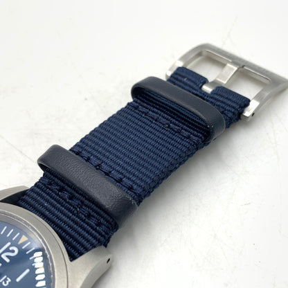 【中古品】【メンズ】 HAMILTON ハミルトン KHAKI FIELD MECHANICAL NAVY H694390 カーキ フィールド メカニカル ネイビー 腕時計 197-260710-ko-03-tei 万代Net店