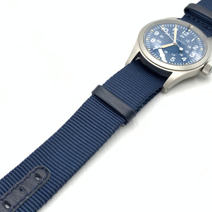 【中古品】【メンズ】 HAMILTON ハミルトン KHAKI FIELD MECHANICAL NAVY H694390 カーキ フィールド メカニカル ネイビー 腕時計 197-260710-ko-03-tei 万代Net店