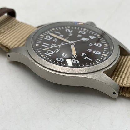 【中古品】【メンズ】 HAMILTON ハミルトン KHAKI FIELD MECHANICAL BROWN H694390 カーキ フィールド メカニカル ブラウン 腕時計 197-260710-ko-02-tei 万代Net店
