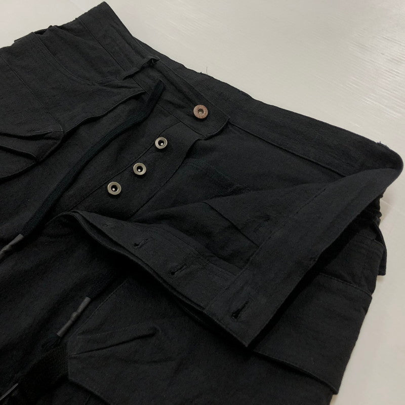 【中古品】【メンズ】 D.HYGEN ディーハイゲン 24SS COTTON STRETCH RIPSTOP SLIM JOGGER PANTS ST107-0824S コットンストレッチリップストップ スリムジョガーパンツ ボトムス 151-260710-ss-02-tei サイズ：3/※使用感あり カラー：ブラック 万代Net店