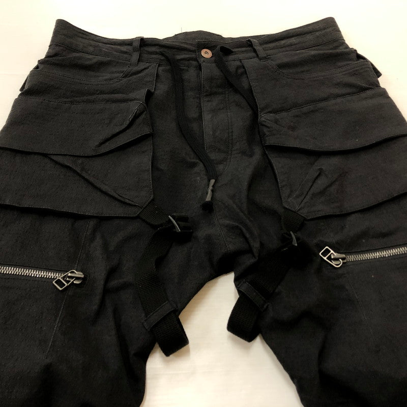【中古品】【メンズ】 D.HYGEN ディーハイゲン 24SS COTTON STRETCH RIPSTOP SLIM JOGGER PANTS ST107-0824S コットンストレッチリップストップ スリムジョガーパンツ ボトムス 151-260710-ss-02-tei サイズ：3/※使用感あり カラー：ブラック 万代Net店