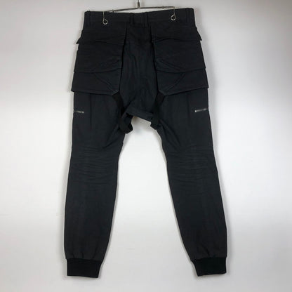【中古品】【メンズ】 D.HYGEN ディーハイゲン 24SS COTTON STRETCH RIPSTOP SLIM JOGGER PANTS ST107-0824S コットンストレッチリップストップ スリムジョガーパンツ ボトムス 151-260710-ss-02-tei サイズ：3/※使用感あり カラー：ブラック 万代Net店