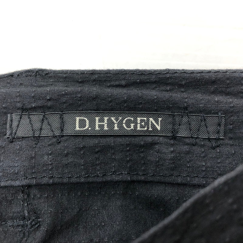 【中古品】【メンズ】 D.HYGEN ディーハイゲン 24SS COTTON STRETCH RIPSTOP SLIM JOGGER PANTS ST107-0824S コットンストレッチリップストップ スリムジョガーパンツ ボトムス 151-260710-ss-02-tei サイズ：3/※使用感あり カラー：ブラック 万代Net店