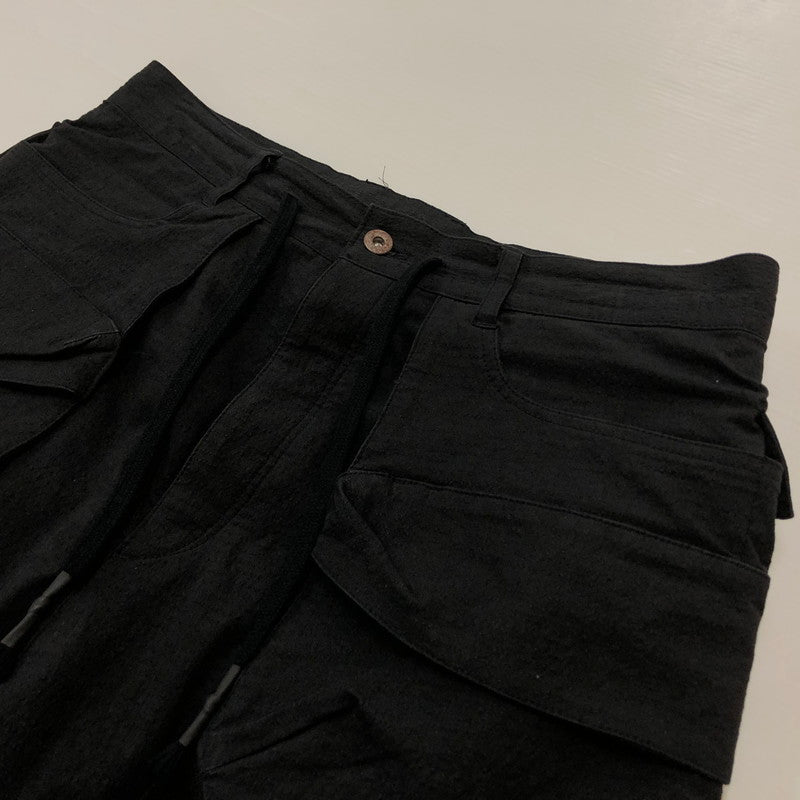 【中古品】【メンズ】 D.HYGEN ディーハイゲン 24SS COTTON STRETCH RIPSTOP SLIM JOGGER PANTS ST107-0824S コットンストレッチリップストップ スリムジョガーパンツ ボトムス 151-260710-ss-02-tei サイズ：3/※使用感あり カラー：ブラック 万代Net店
