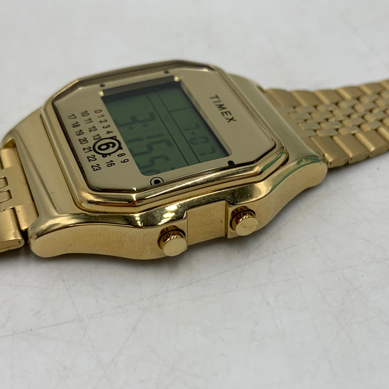 【中古品】【メンズ】 TIMEX タイメックス × MM6 Maison Margiela エムエム6 メゾンマルジェラ 別注 コラボ T80 WATCH GIFT SET W DEGITAL WATCH S33YW0002 デジタルウォッチ 腕時計 197-260709-ko-07-tei カラー：ゴールド 万代Net店