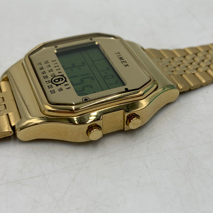 【中古品】【メンズ】 TIMEX タイメックス × MM6 Maison Margiela エムエム6 メゾンマルジェラ 別注 コラボ T80 WATCH GIFT SET W DEGITAL WATCH S33YW0002 デジタルウォッチ 腕時計 197-260709-ko-07-tei カラー：ゴールド 万代Net店
