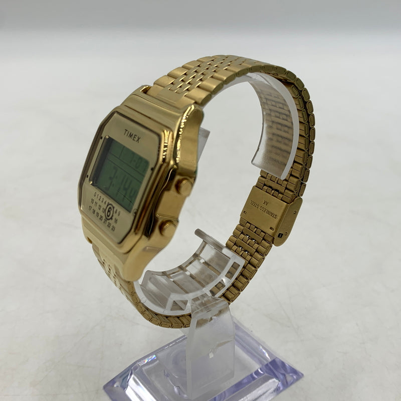 【中古品】【メンズ】 TIMEX タイメックス × MM6 Maison Margiela エムエム6 メゾンマルジェラ 別注 コラボ T80 WATCH GIFT SET W DEGITAL WATCH S33YW0002 デジタルウォッチ 腕時計 197-260709-ko-07-tei カラー：ゴールド 万代Net店