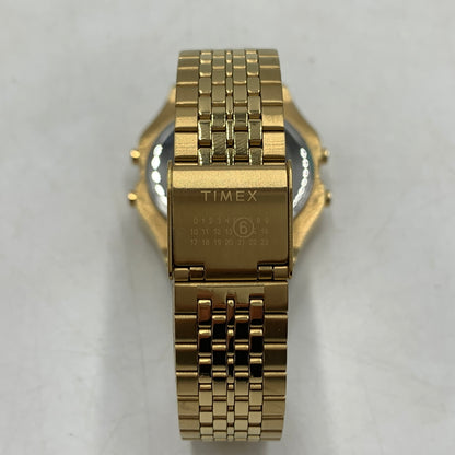 【中古品】【メンズ】 TIMEX タイメックス × MM6 Maison Margiela エムエム6 メゾンマルジェラ 別注 コラボ T80 WATCH GIFT SET W DEGITAL WATCH S33YW0002 デジタルウォッチ 腕時計 197-260709-ko-07-tei カラー：ゴールド 万代Net店