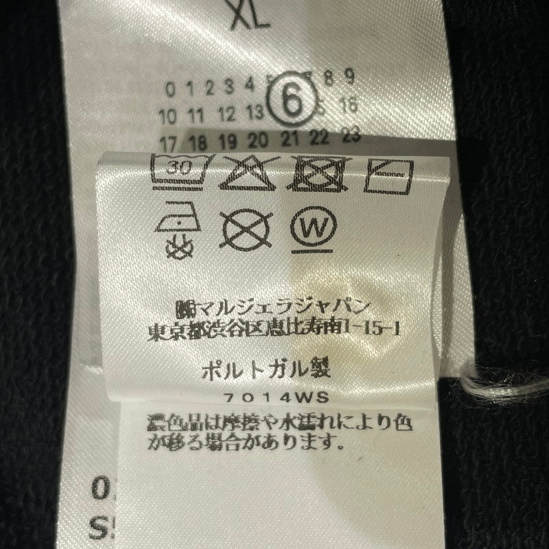 【中古品】【メンズ】 MM6 MAISON MARGIELA エムエムシックス メゾン マルジェラ 25AW MM6 LOGO SWEAT S52GU0247 25年秋冬 エムエムシックス ロゴスウェット 長袖 トップス トレーナー 140-260706-sa-11-tei サイズ：L カラー：ブラック 万代Net店