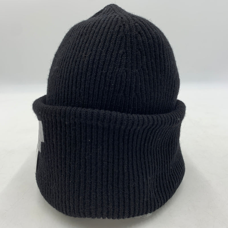 【中古品】【メンズ】 MM6 MAISON MARGIELA エムエム6 メゾンマルジェラ TAPED LABEL WOOL BEANIE S62TB0006 テープラベル ウールビーニー 帽子 ニットキャップ 185-260709-ko-15-tei サイズ：M カラー：ブラック 万代Net店