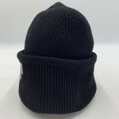 【中古品】【メンズ】 MM6 MAISON MARGIELA エムエム6 メゾンマルジェラ TAPED LABEL WOOL BEANIE S62TB0006 テープラベル ウールビーニー 帽子 ニットキャップ 185-260709-ko-15-tei サイズ：M カラー：ブラック 万代Net店