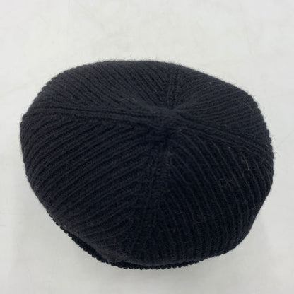 【中古品】【メンズ】 MM6 MAISON MARGIELA エムエム6 メゾンマルジェラ TAPED LABEL WOOL BEANIE S62TB0006 テープラベル ウールビーニー 帽子 ニットキャップ 185-260709-ko-15-tei サイズ：M カラー：ブラック 万代Net店