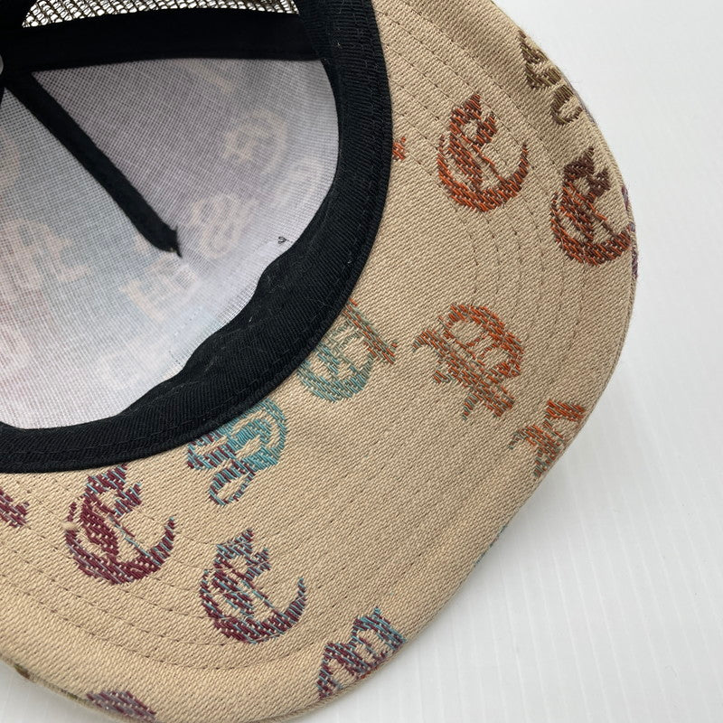 【中古品】【メンズ】 SUPREME シュプリーム 22SS GRADIENT JACQUARD DENIM MESH BACK 5-PANEL CAP グラディエント ジャガード デニム メッシュ キャップ 帽子 185-260704-yo-02-tei サイズ：FREE カラー：ベージュ 万代Net店