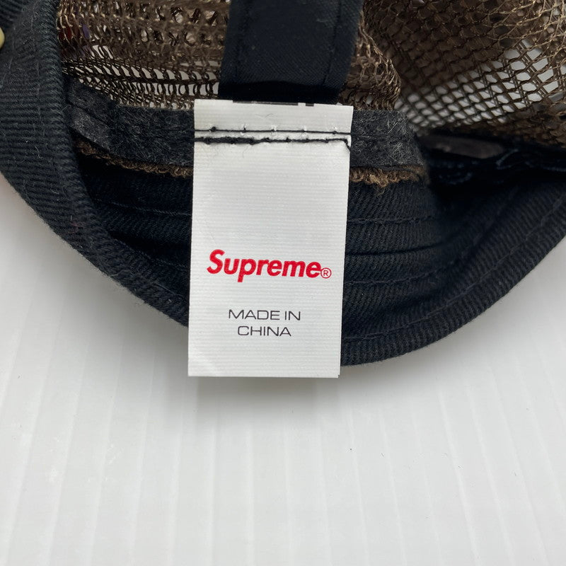【中古品】【メンズ】 SUPREME シュプリーム 22SS GRADIENT JACQUARD DENIM MESH BACK 5-PANEL CAP グラディエント ジャガード デニム メッシュ キャップ 帽子 185-260704-yo-02-tei サイズ：FREE カラー：ベージュ 万代Net店